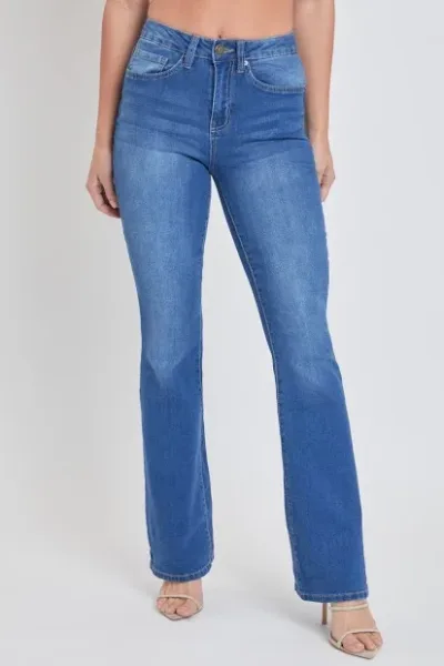 Jeans para Dama color Mezclilla tipo campana, high Rise Flare. # P998441R