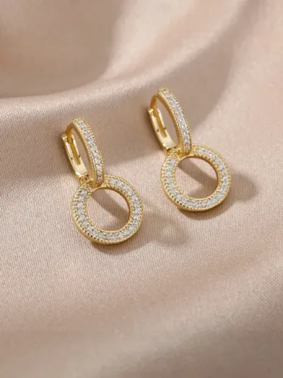 Argollas cobre diseño de argollas #COLOR DORADO