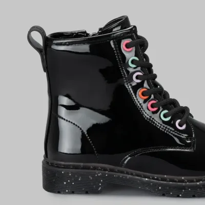 Botines Coral Delila Black para niña
