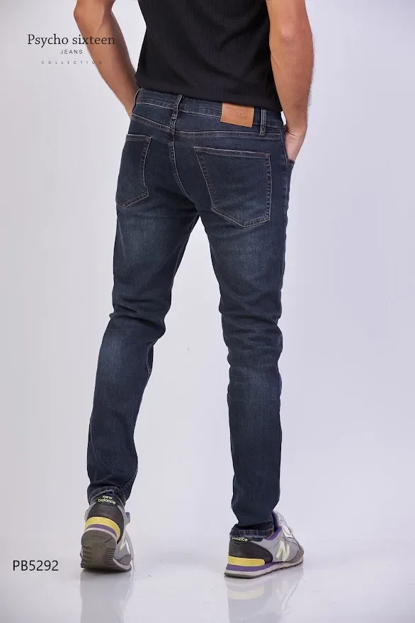 Jeans PSYCHO SIXTEEN para caballero Slim Fit PB5292 color azul oscuro