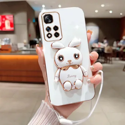 Funda para celular blanco diseño de Conejo