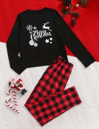 Conjunto de pijama para dama diseño navideño