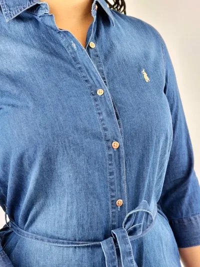 Vestido Cambridge Polo Club para dama color azul