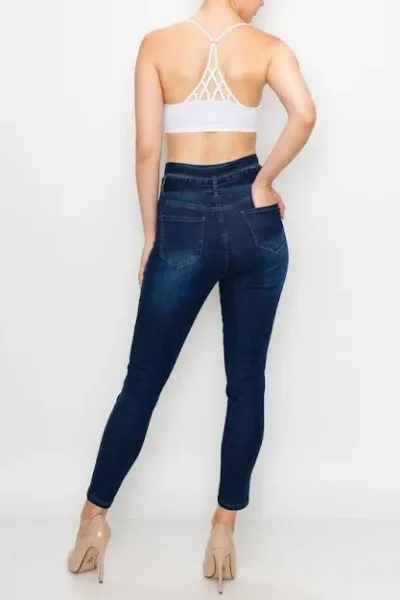 Jean para dama color azul oscuro