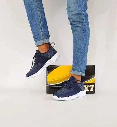 Tenis GX7 para caballero 4AZ-43 color azul