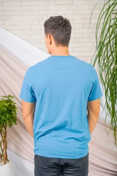 Camiseta Tommy Hilfiger para caballero color turquesa