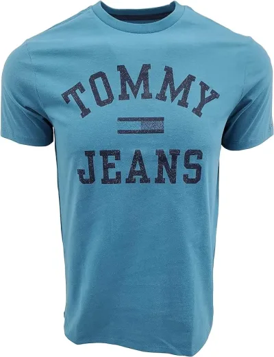 Camiseta Tommy Hilfiger para caballero color turquesa