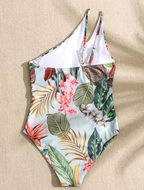 Vestido de baño para dama estampado tropical
