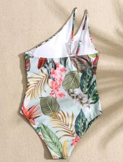 Vestido de baño para dama estampado tropical