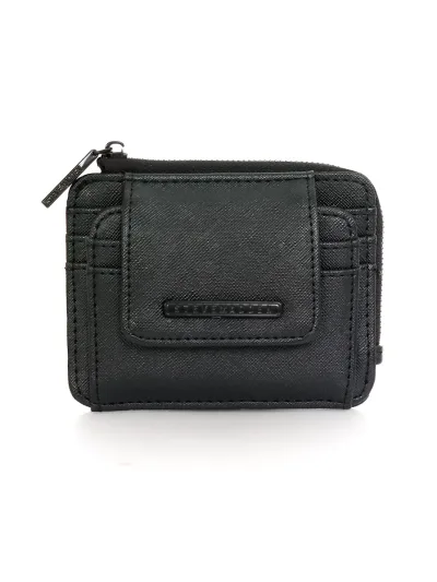 Tarjetero Steve Madden para dama color negro