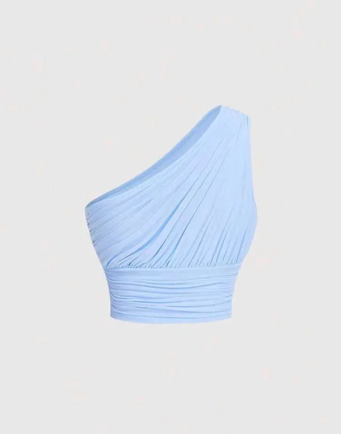 Blusa para dama color celeste