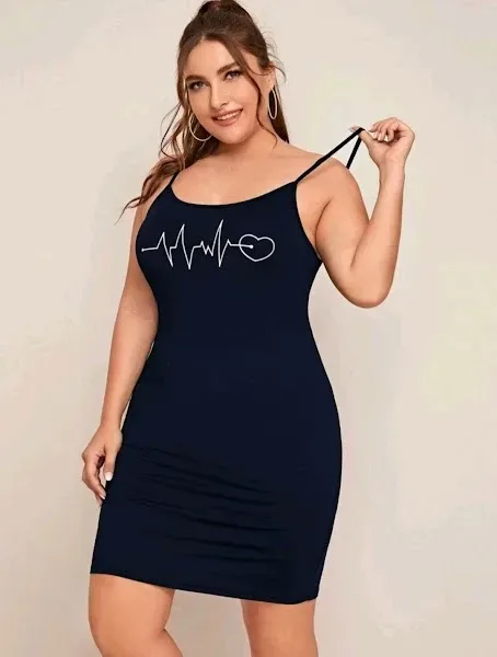 Vestido para dama color azul diseño corazón