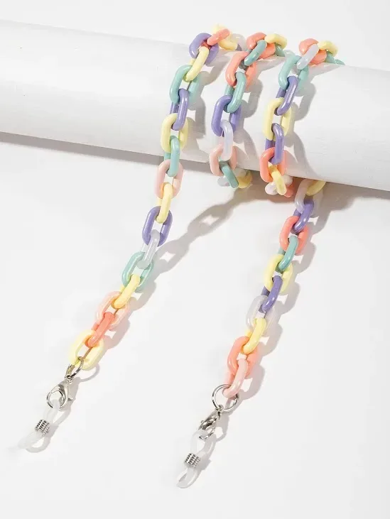 Cadena para lentes color combinado