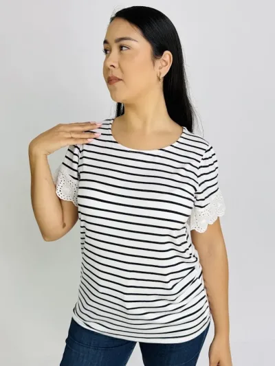 Blusa de rayas para Dama
