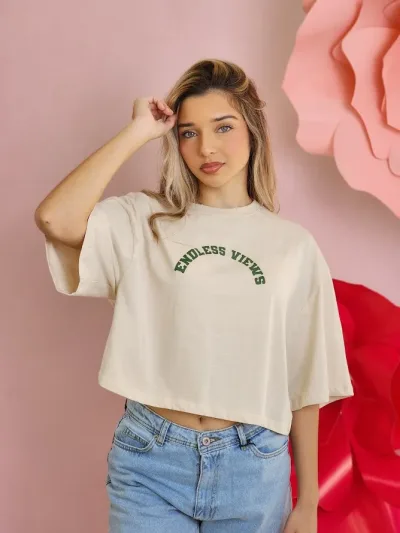 Camiseta oversize ESTIVANELI Dama