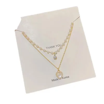 Collar de Acero de Titanio con baño de Oro 18k