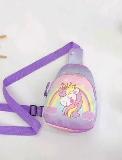 Bolso de pecho para niña de Unicornio