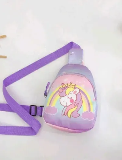 Bolso de pecho para niña de Unicornio