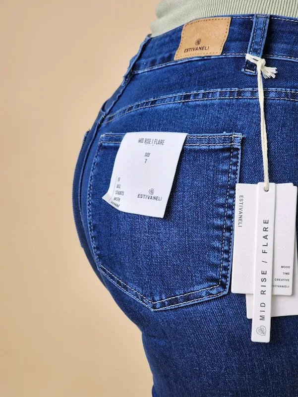 Jeans Estivaneli para dama DPFW-56016 COLOR AZUL