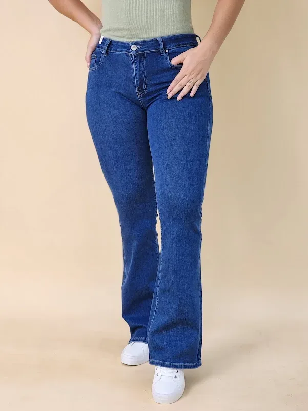 Jeans Estivaneli para dama DPFW-56016 COLOR AZUL