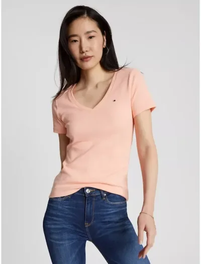 Camiseta Tommy Hilfiger para dama color coral