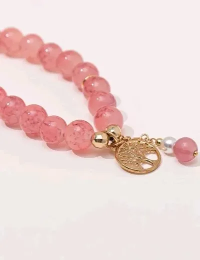 Pulsera para dama color rosa