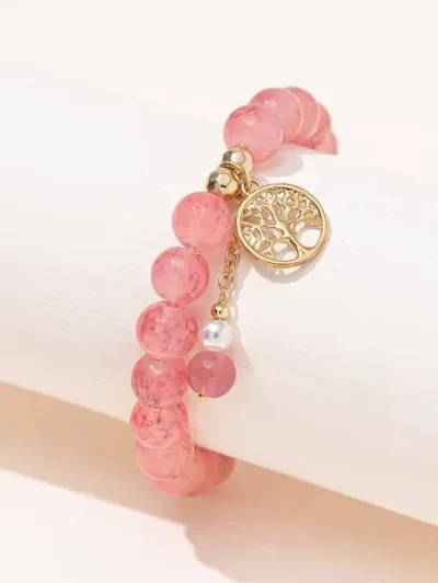 Pulsera para dama color rosa