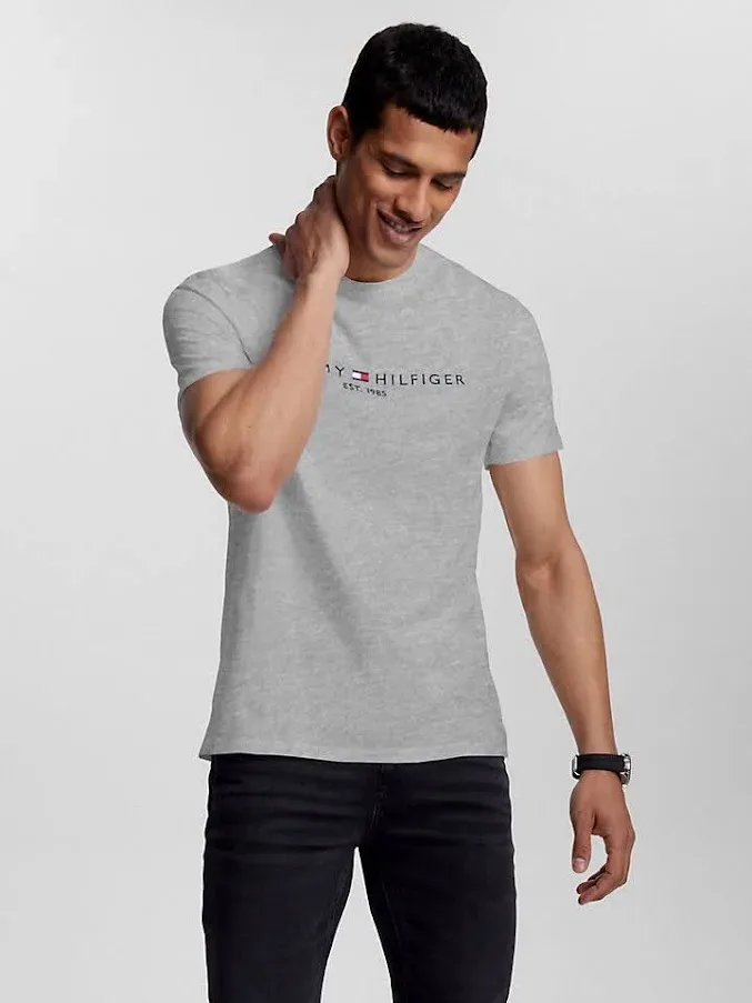 Camiseta Tommy Hilfiger para caballero color gris