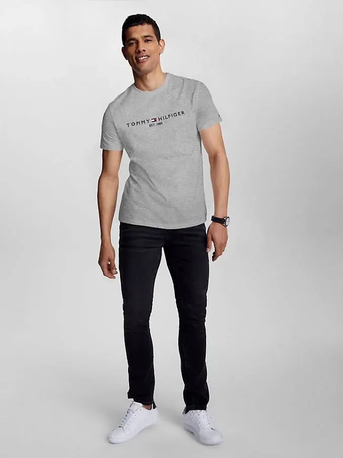 Camiseta Tommy Hilfiger para caballero color gris