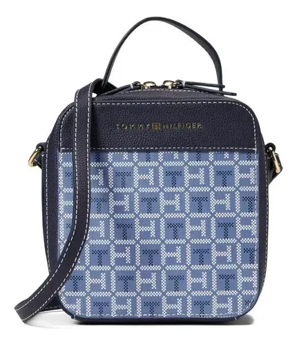 Bolso pequeño Tommy Hilfiger para dama color azul