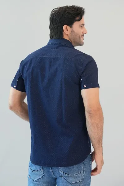 Camisa Hummer para caballero color Azul Oscuro