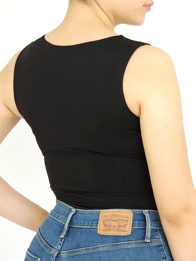 Body para dama color negro