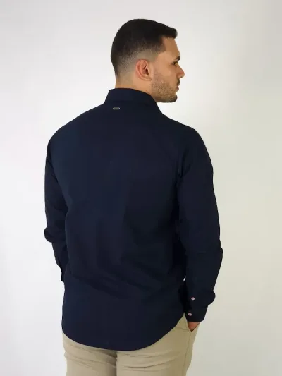 Camisa Hummer para caballero color azul oscuro