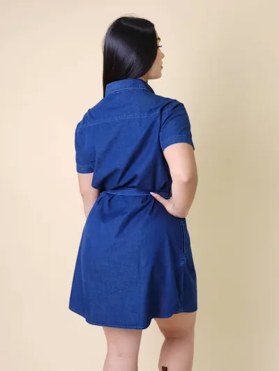 Vestido Cambridge Polo Club para dama CP-24-083741L COLOR AZUL OSCURO