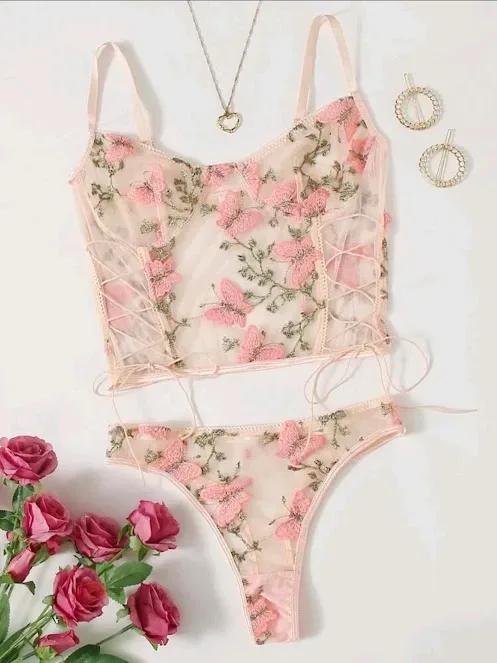 Lencería para dama color beige