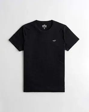 Camiseta Hollister para caballero color negro