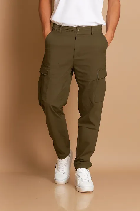 Pantalón cargo Psycho Sixteen para caballero PB5257 OLIVE 80#