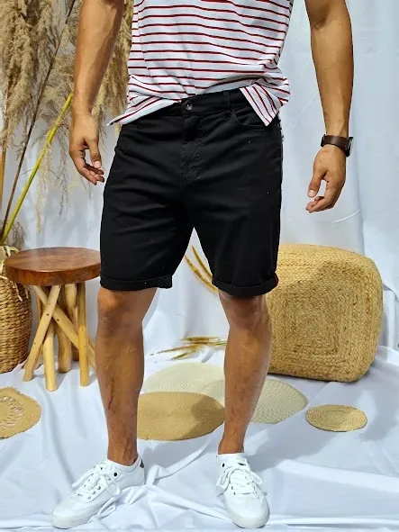 Short Indigo para caballero color negro