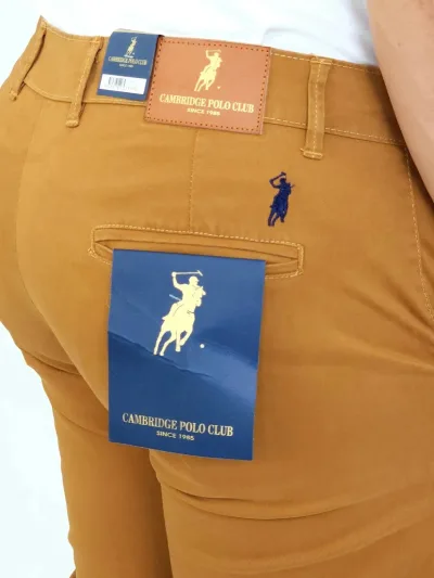 Pantalón Cambrige Polo Club para caballero color caramelo