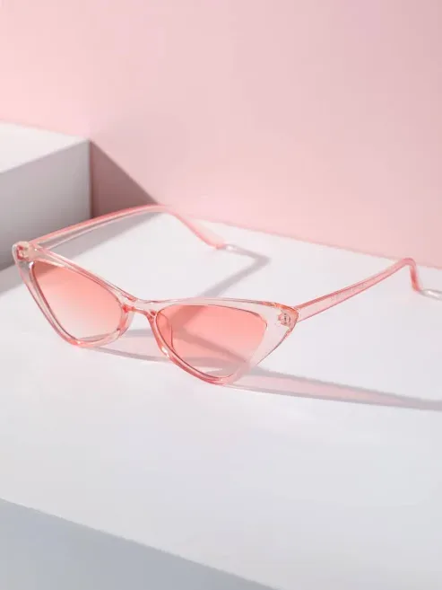 Lentes para dama trasparentes color rosa