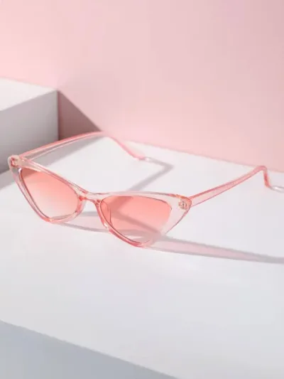 Lentes para dama trasparentes color rosa