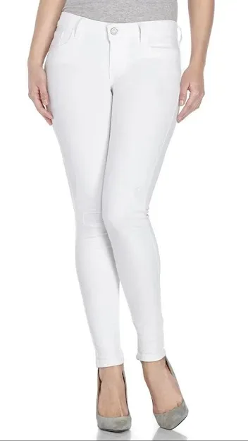 Jeans para dama Levis super skinny 535-0252 color blanco