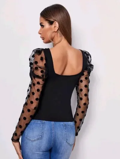 Blusa para dama color negro