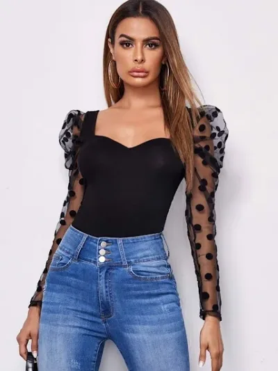 Blusa para dama color negro
