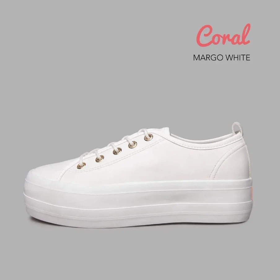 Tennis Coral para dama color blanco