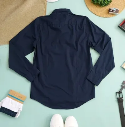 Camisa Tommy Hilfiger para caballero color azul
