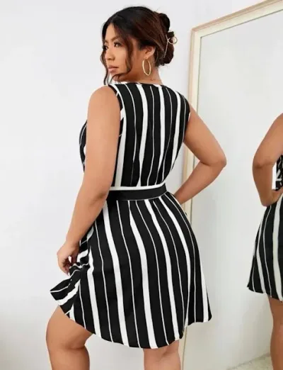 Vestido para dama diseño a rayas