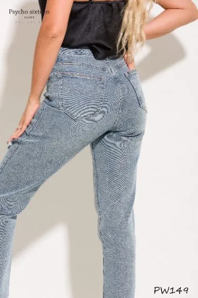Jeans para dama Psycho Sixteen PW 149 color azul