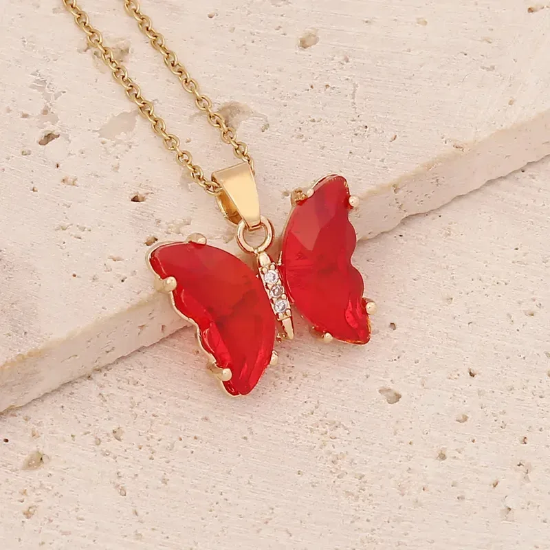 Collar de acero inoxidable chapado en oro