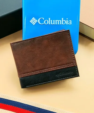 Billetera Columbia para caballero color café